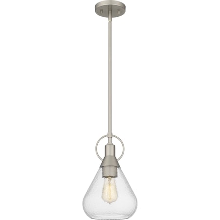 Quoizel Piccolo Pendant Mini Pendant 1 Light Brushed Nickel QPP6187BN